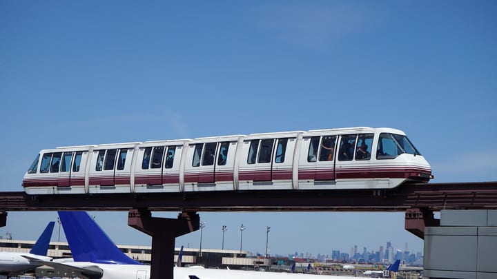 The AirTrain at JFK Airport, New York